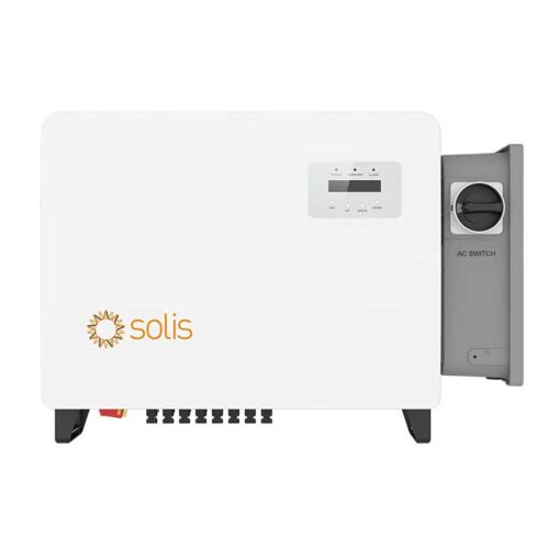 Solis S6-EH1P3.8K-H-US-RSS Hybrid Single Phase High Voltage Energy Storage Inverter | With Tigo Transmiter | 2 MPPTS | 600Vdc 240Vac | UL1741 UL9540